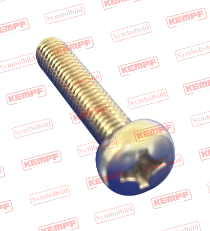 116358 KEMPF Linsenschraube  M4x12 A2